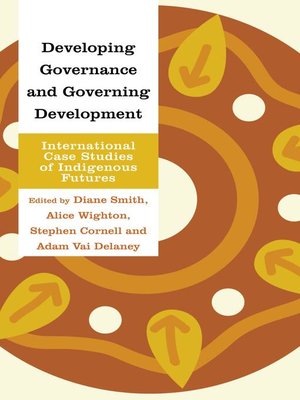 cover image of Developing Governance and Governing Development